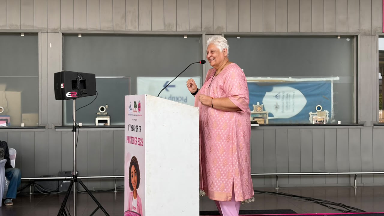 The inauguration address at the Pinktober 2026 launch.