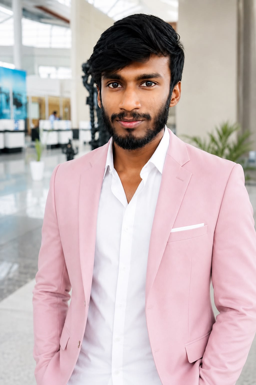 Portrait of Annamalai Saravanan, Country Director of Pink Ribbon Foundation India